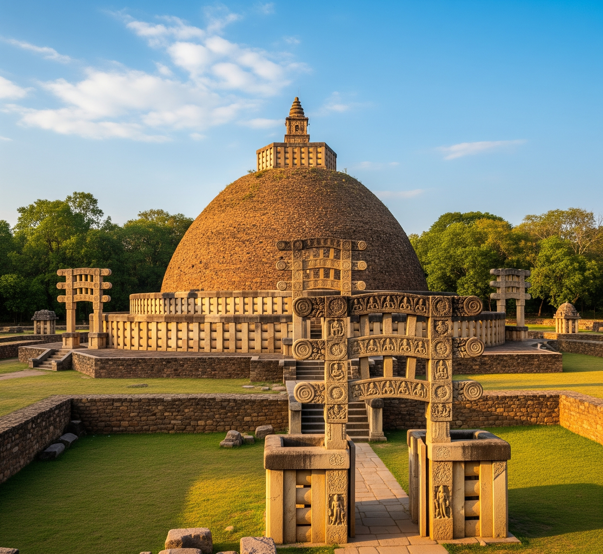 The Great Stupa at Sanchi